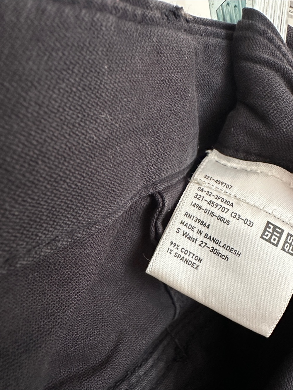 Uniqlo Utility Work Pants Navy Men’s Unisex Women’s - Picture 5 of 5